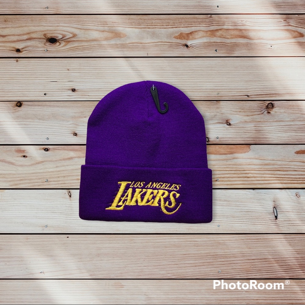 Lakers adult beanie